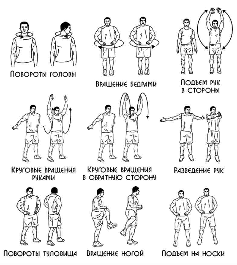 разминка перед йогой