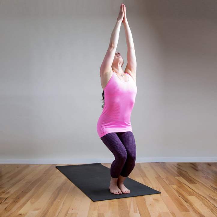 Уткатасана поза йоги