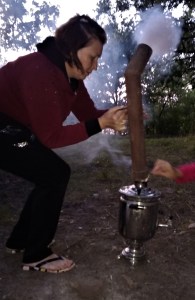 самовар на дровах