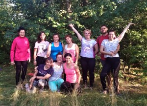 йоги на природе