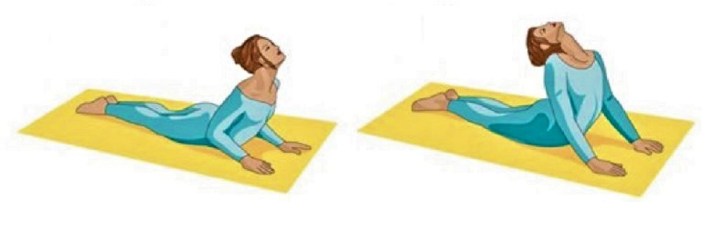 бхуджангасана поза кобры