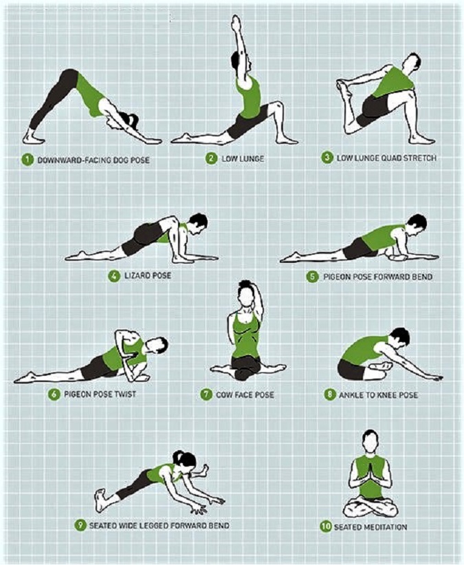 программа упражнений для падмасаны