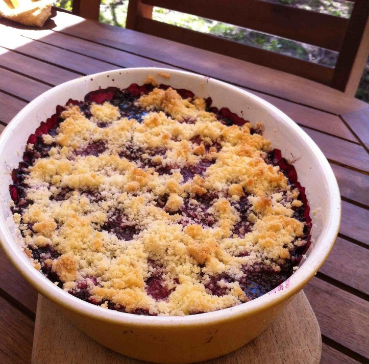 ягодный крамбл